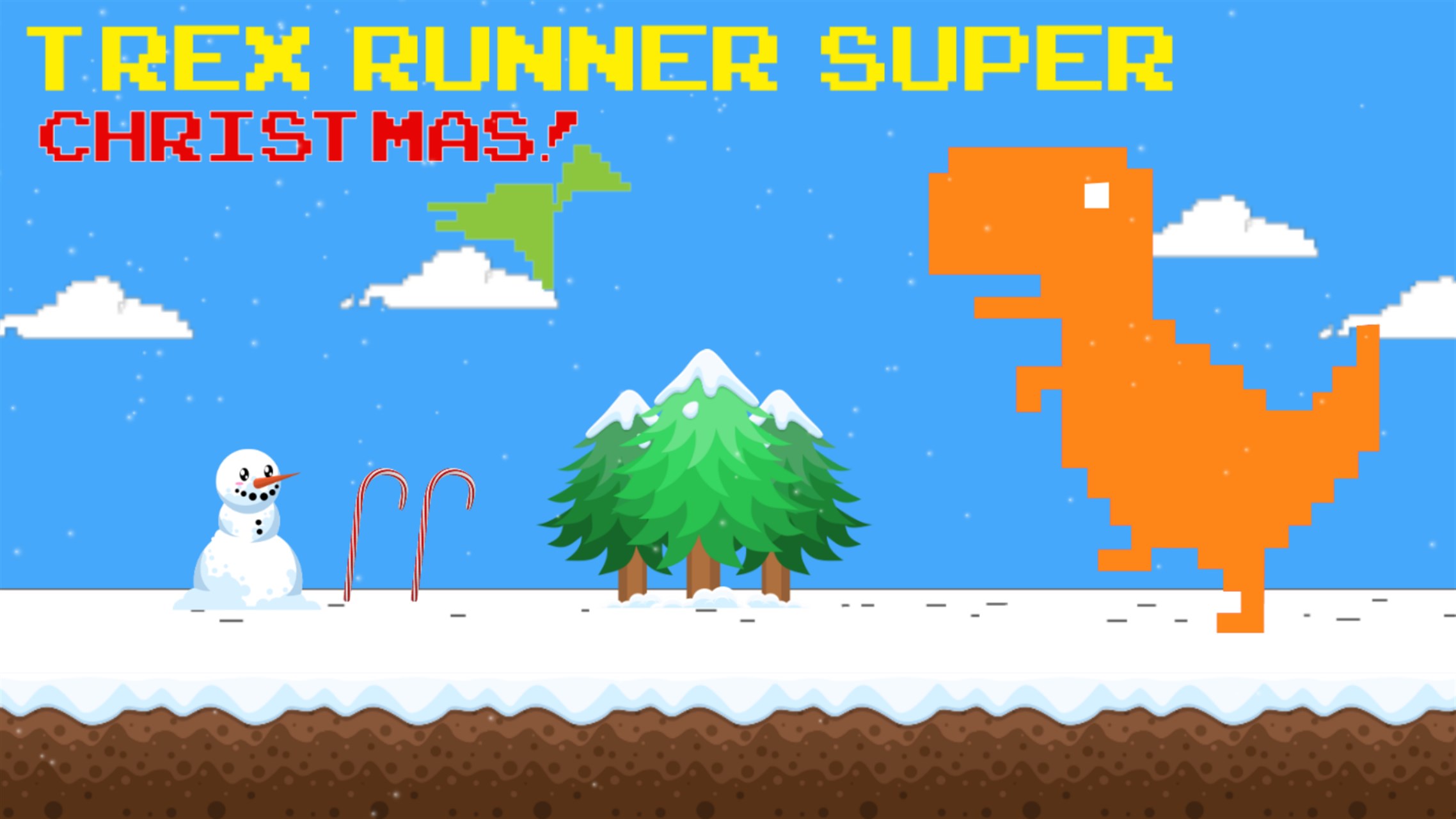 Dino runner - Trex Christmas Game Chrome — официальная игра в Microsoft  Store