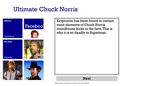 Ultimate Chuck Norris screenshot 1