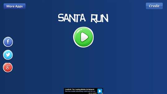 Santa Run - run endlessly on roof screenshot 1