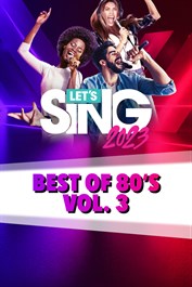 Let's Sing 2023 Best of 80's Vol. 3 Song Pack