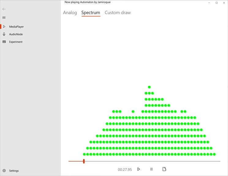 Spectrum Analyzer - Audio Graph Visualizer - Microsoft Apps