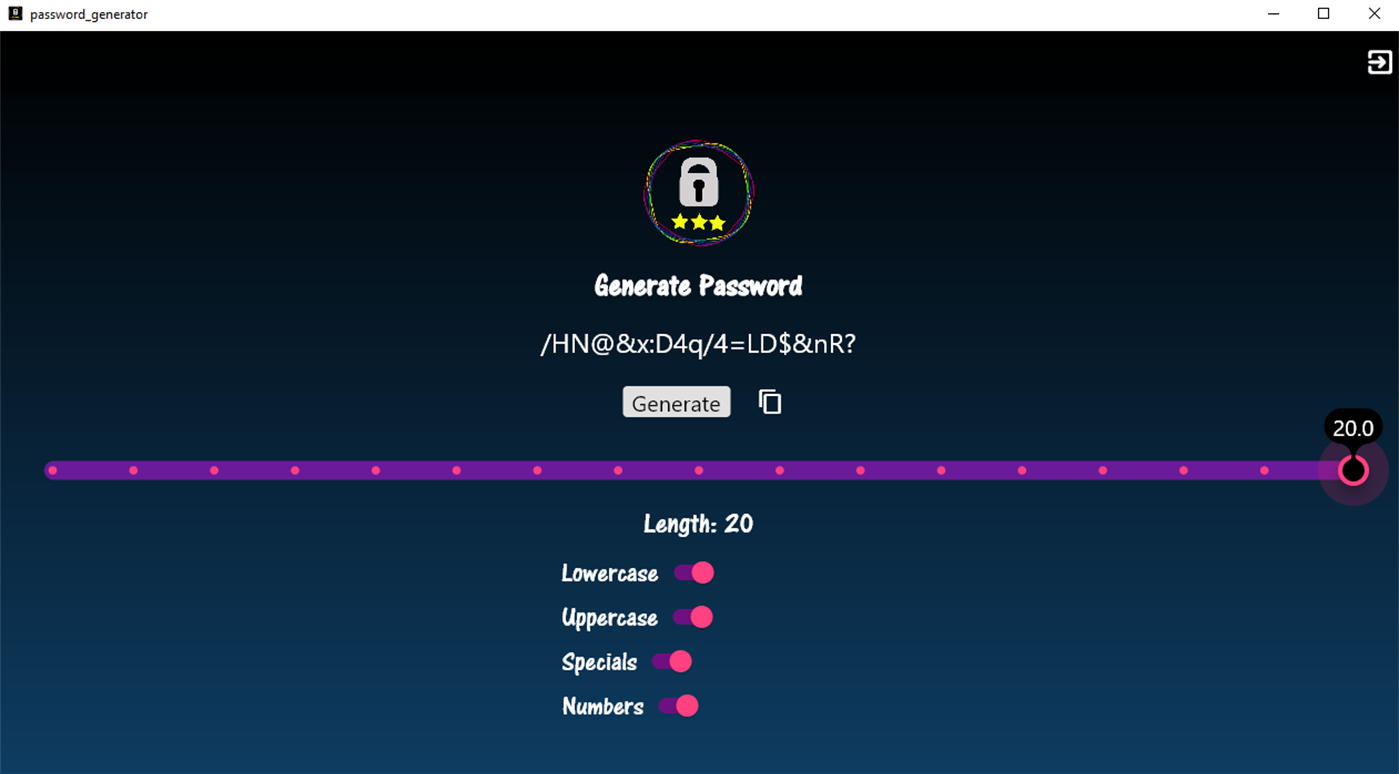 #7. Password Generator PassGen+ (Windows) 由: Michelle007