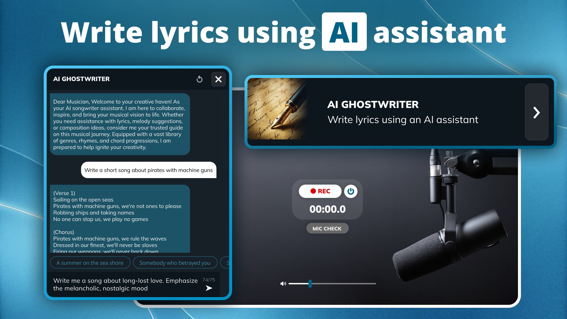 Singing Microphone - Vocal Enhancer screenshot