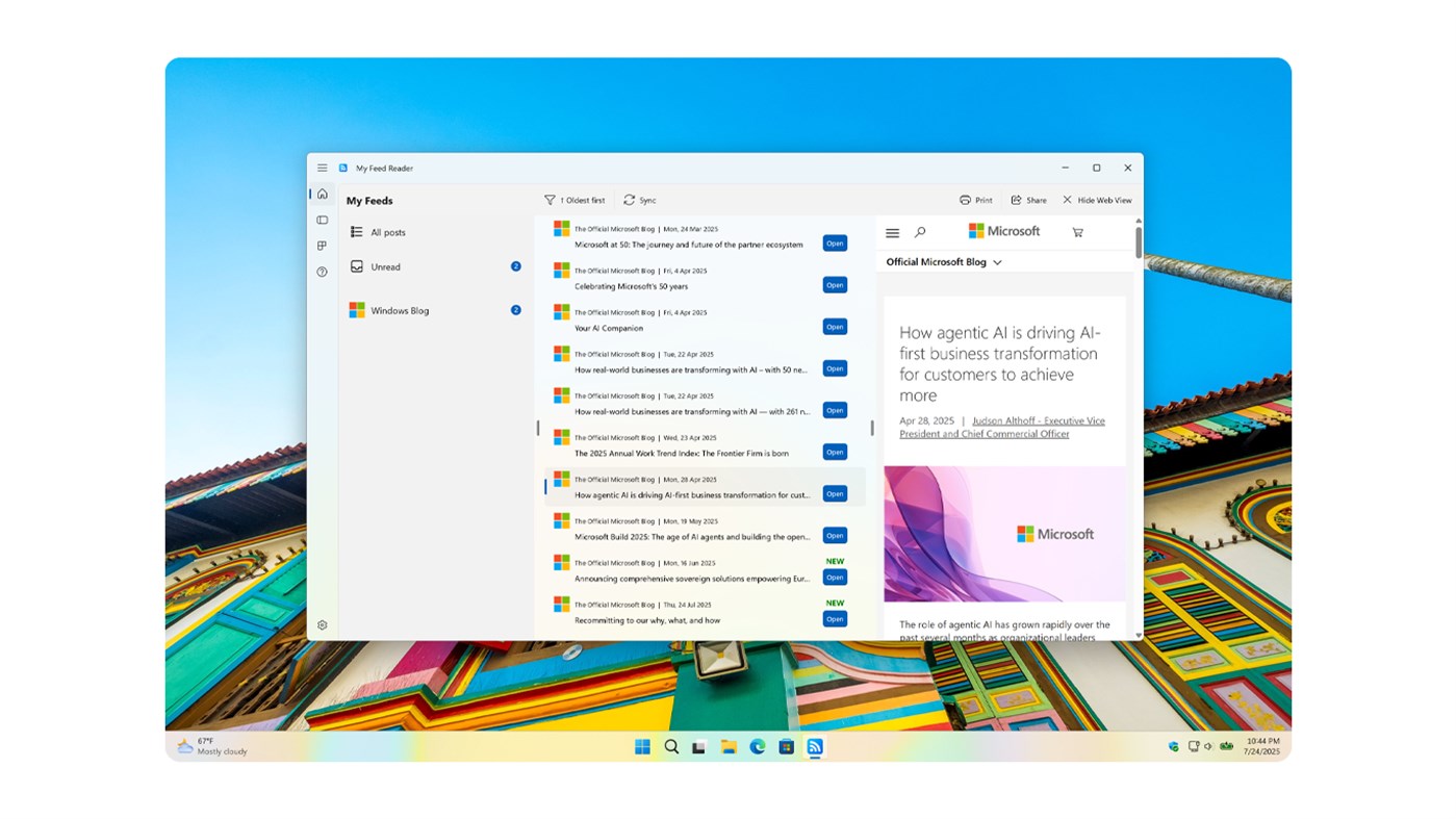 #4. My Feed Reader (Windows) 由: Stefan vd
