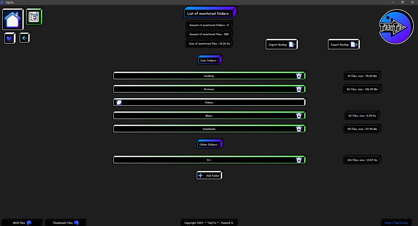 #3. TidyTic (Windows) Podle: ALAUX Yannick - TidyTic
