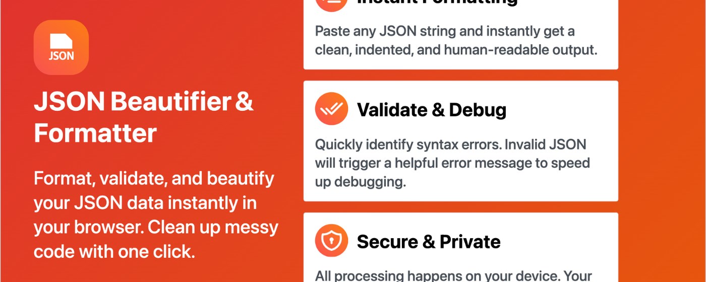 JSON Beautifier & Formatter