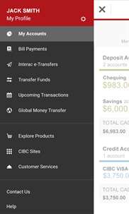 CIBC Mobile Banking screenshot 1