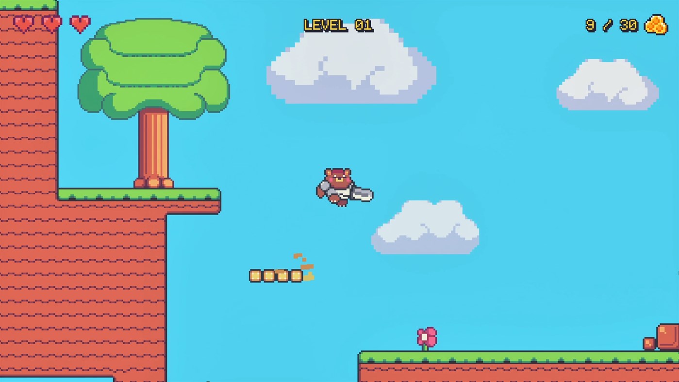 #1. Bear Knight Honey Quest (Windows) (Windows) 来自: Marcos Game Dev