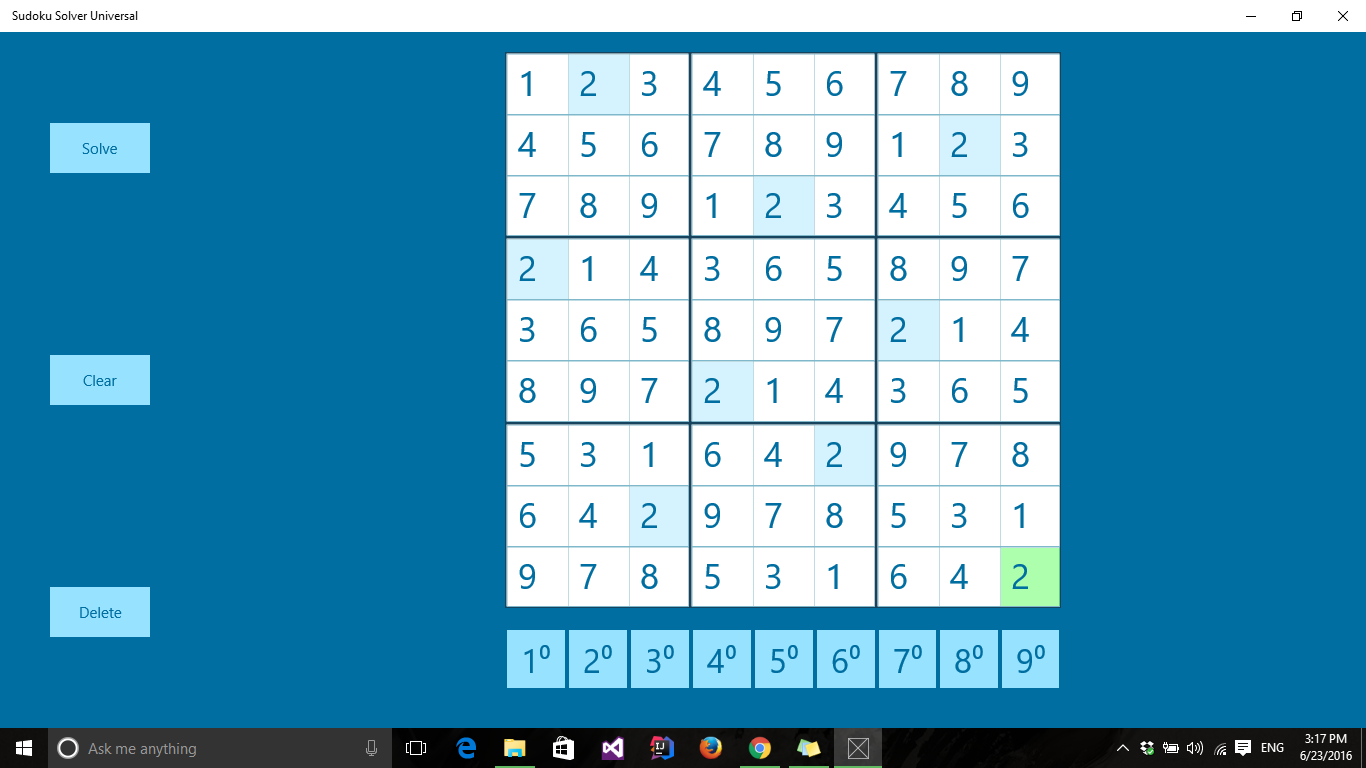 Sudoku solver - Microsoft Apps