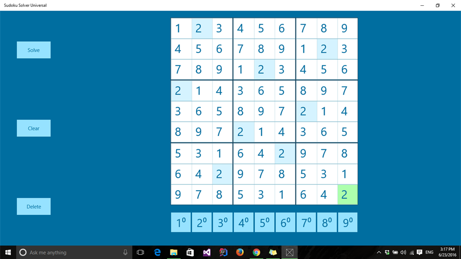 Sudoku Solver Universal (Windows) Podle: Ayush_Garg