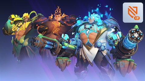 Overwatch®: pack de aspecto completo de héroe mítico de Mauga
