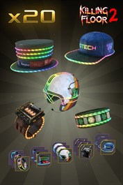 „Neon-Zukunft“-Ausrüstung-Kosmetik-Paket