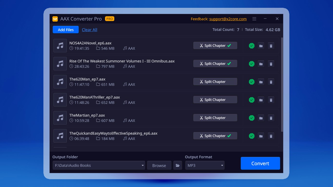 AAX Converter Pro - Audible Converter, AAX to MP3 screenshot