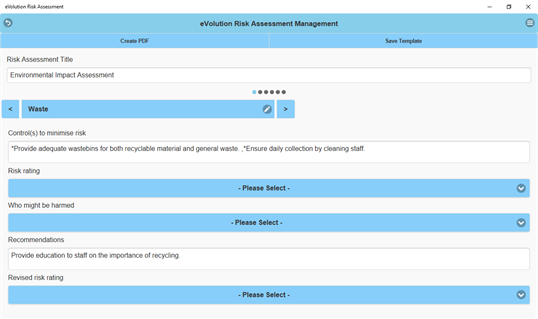 eVolution Risk Assessment (Single User) screenshot 3