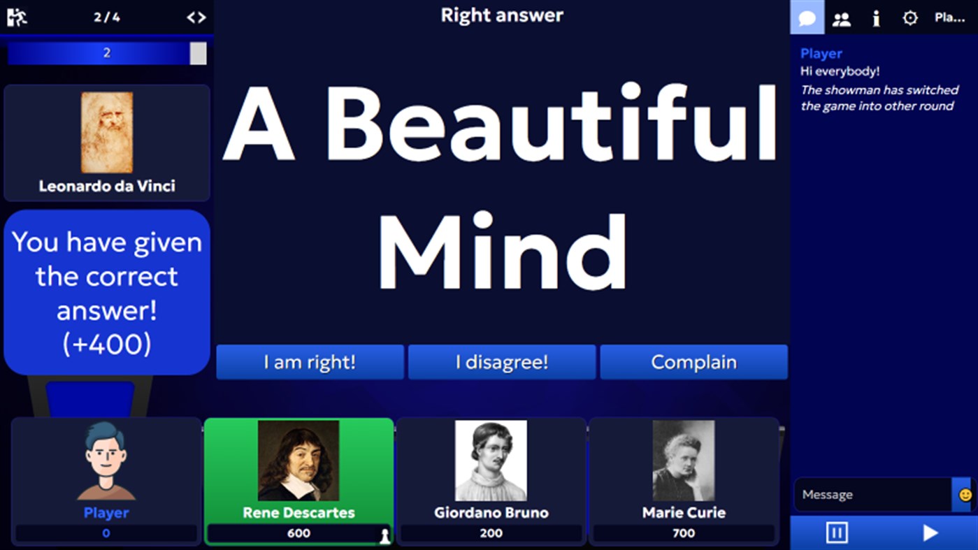 #7. SIGame (Windows) 게시자: Vladimir Khil