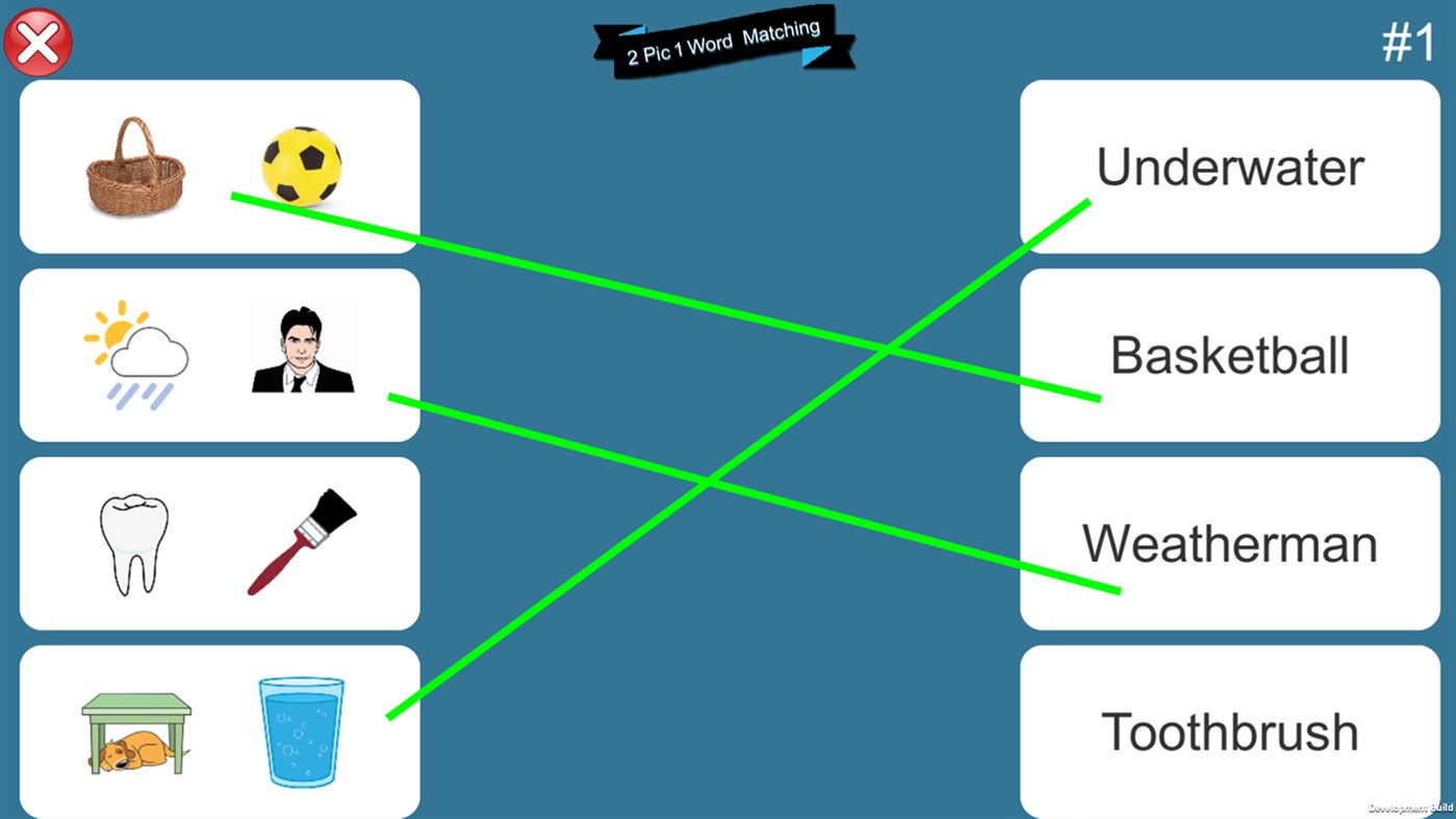 #2. 2 Pic 1 Word Matching (Windows) โดย: ACKAD Developer