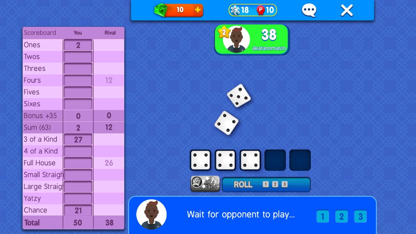 #5. Yatzy Arena (Windows) Von: LazyLand LTD