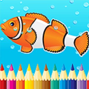 Fish Coloring Book To Decorate Creature For Kids