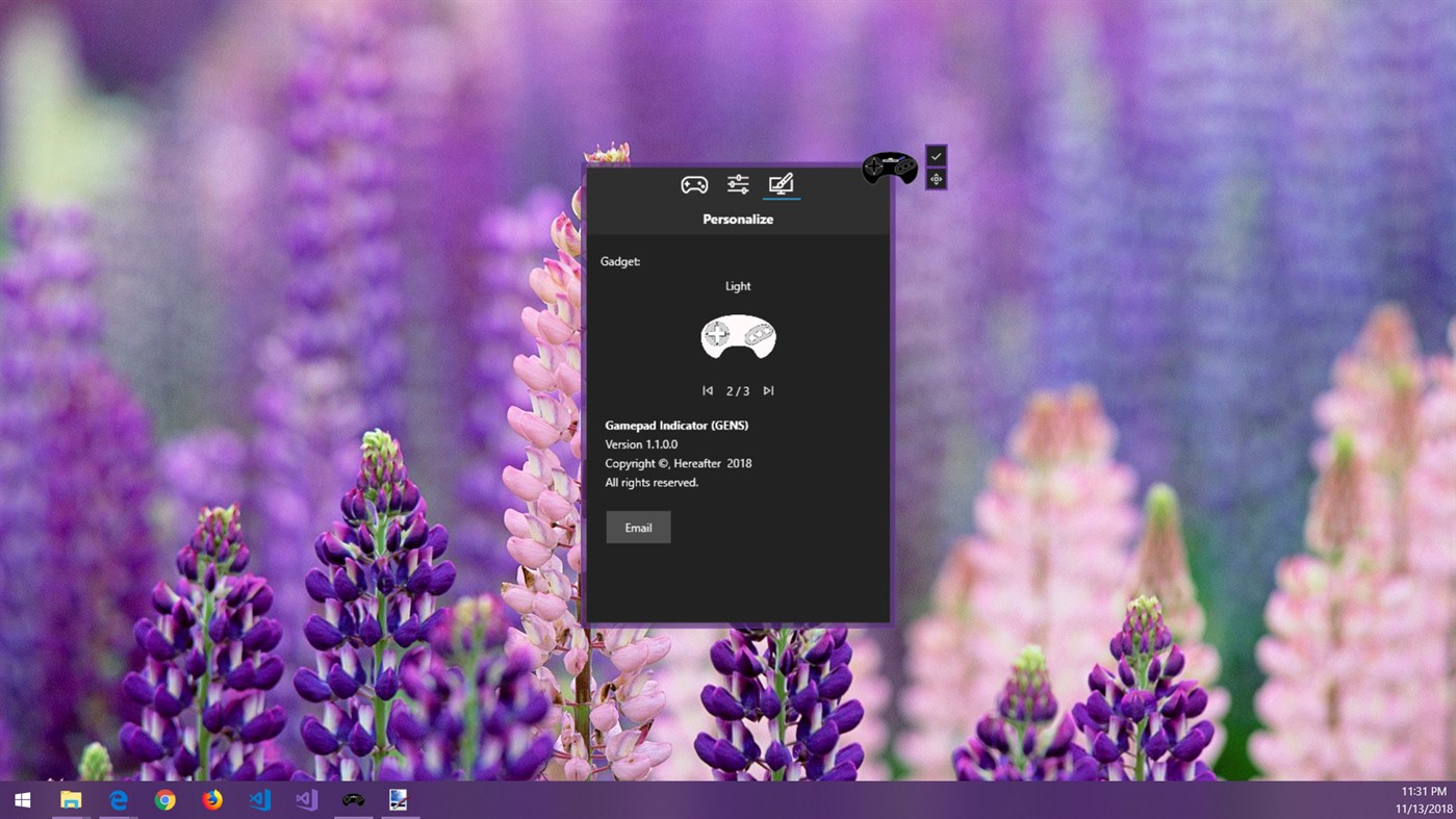 #4. Gamepad Indicator (GENS) (Windows) Podle: Hereafter2