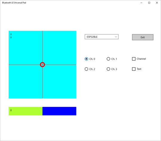 Bluetooth LE Universal Pad screenshot 2