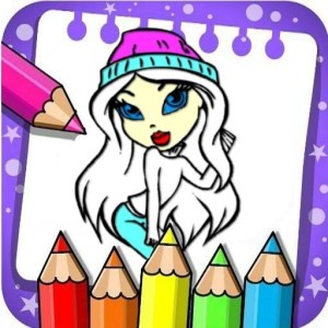 Easy Bratz Coloring Game icon