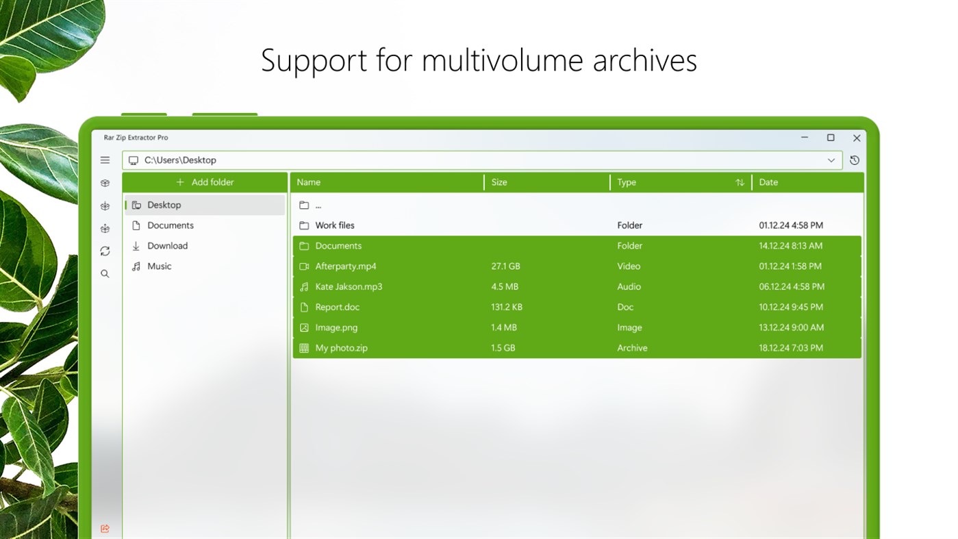 #3. Rar Zip Extractor Pro (Windows) By: Andrii Leshchinskiy