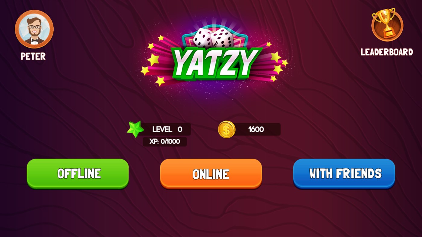 #1. Yatzy Free (Windows) By: Card Guru Game Studio
