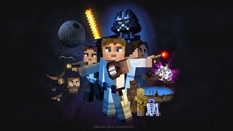 Conjunto de packs de aspecto de Star Wars para Minecraft