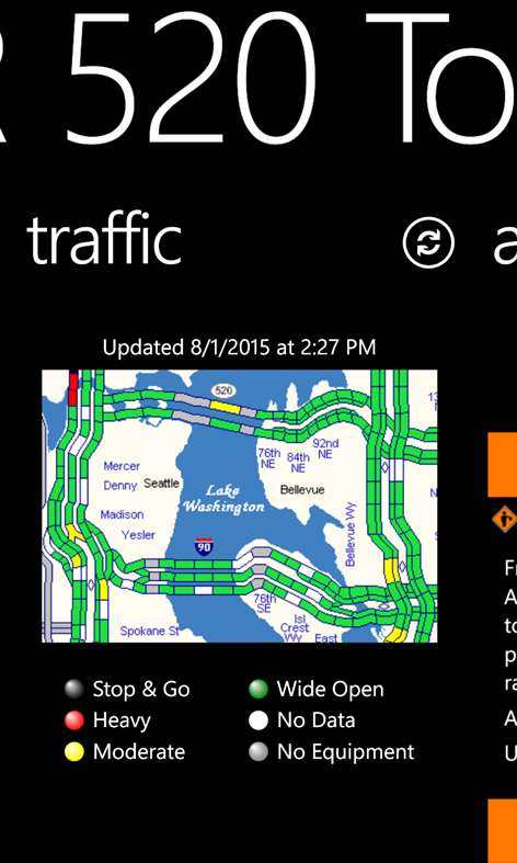 SR 520 Toll Rates Screenshots 2