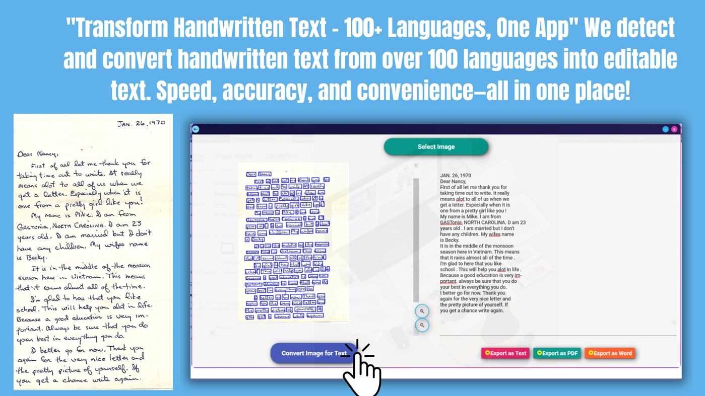 #3. AI Text Scanner : Images To Text Converter (Windows) By: finetuneapps