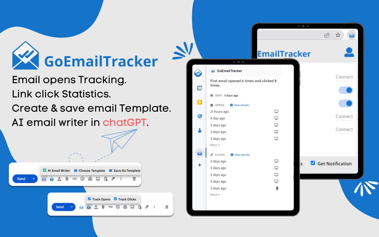 GoEmailTracker-Email Tracker,Template,chatGPT