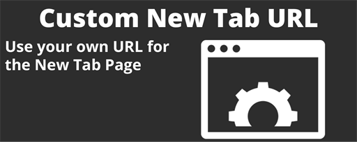 Custom New Tab URL marquee promo image