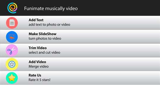 Funimate Musical Video Editor screenshot 1