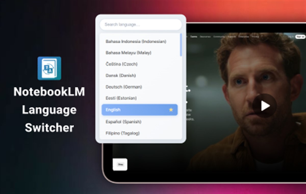 NotebookLM Language Switcher