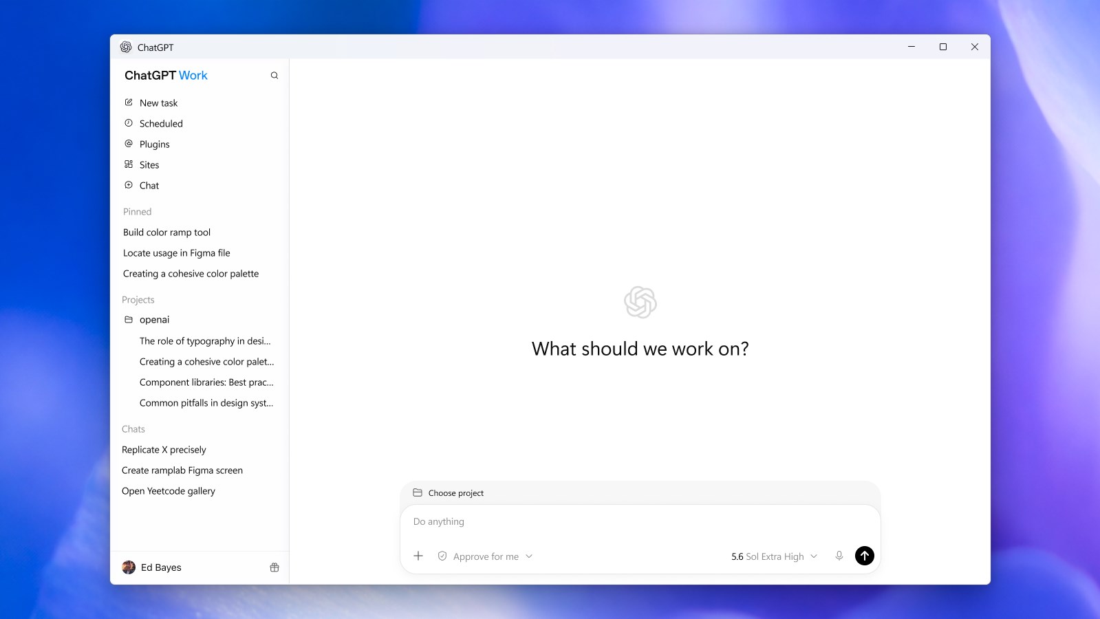 ChatGPT screenshot