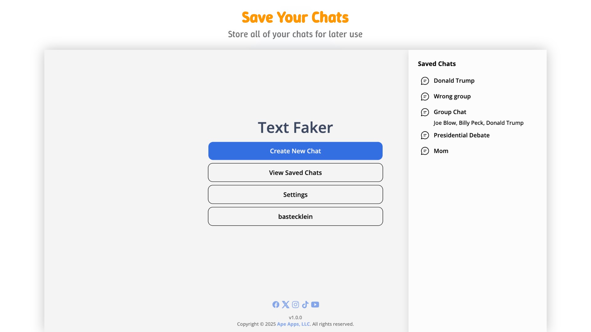 Text Faker screenshot