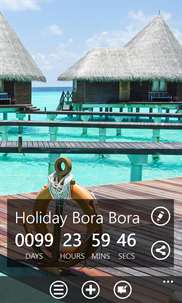 Holiday and Vacation Countdown Widget screenshot 1