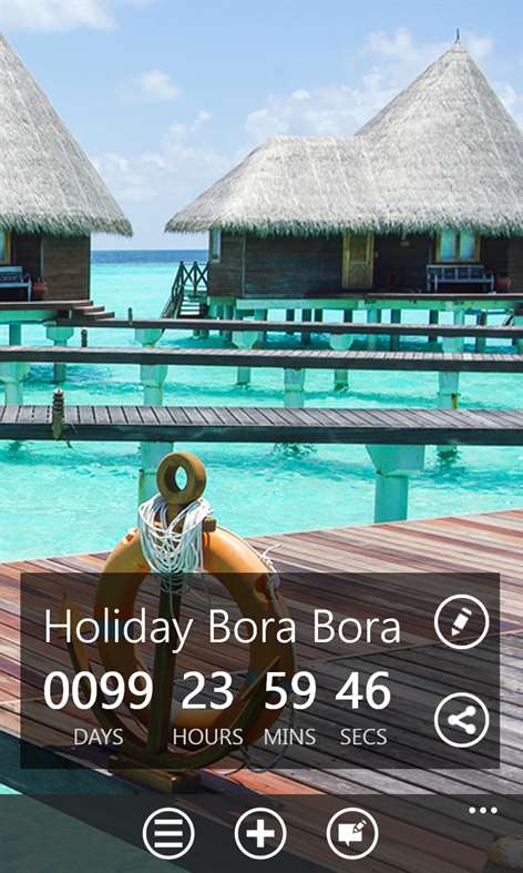Holiday and Vacation Countdown Widget Screenshots 1