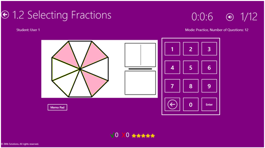 Learning Fractions screenshot 3