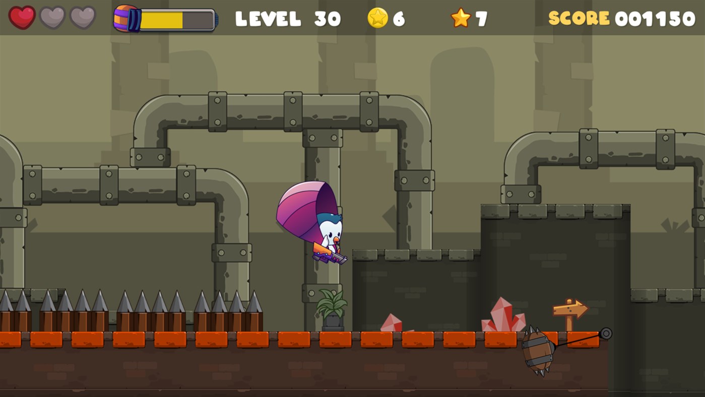 #5. The Super Penguboy (Windows 10) (Windows) Bởi: JM Neto Game Dev