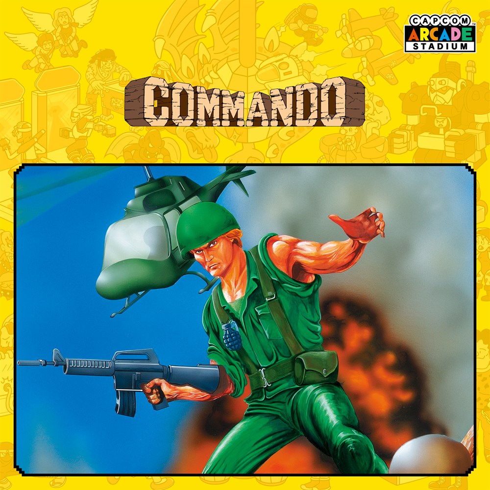 Capcom Arcade Stadium：COMMANDO cover art (full size)