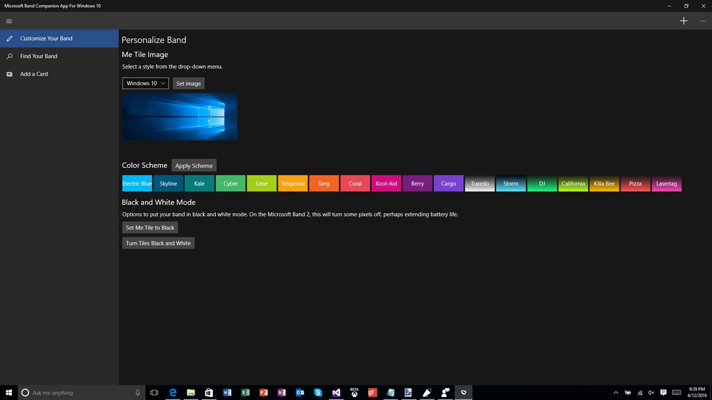#1. Band Utility App (Windows) 由: William S