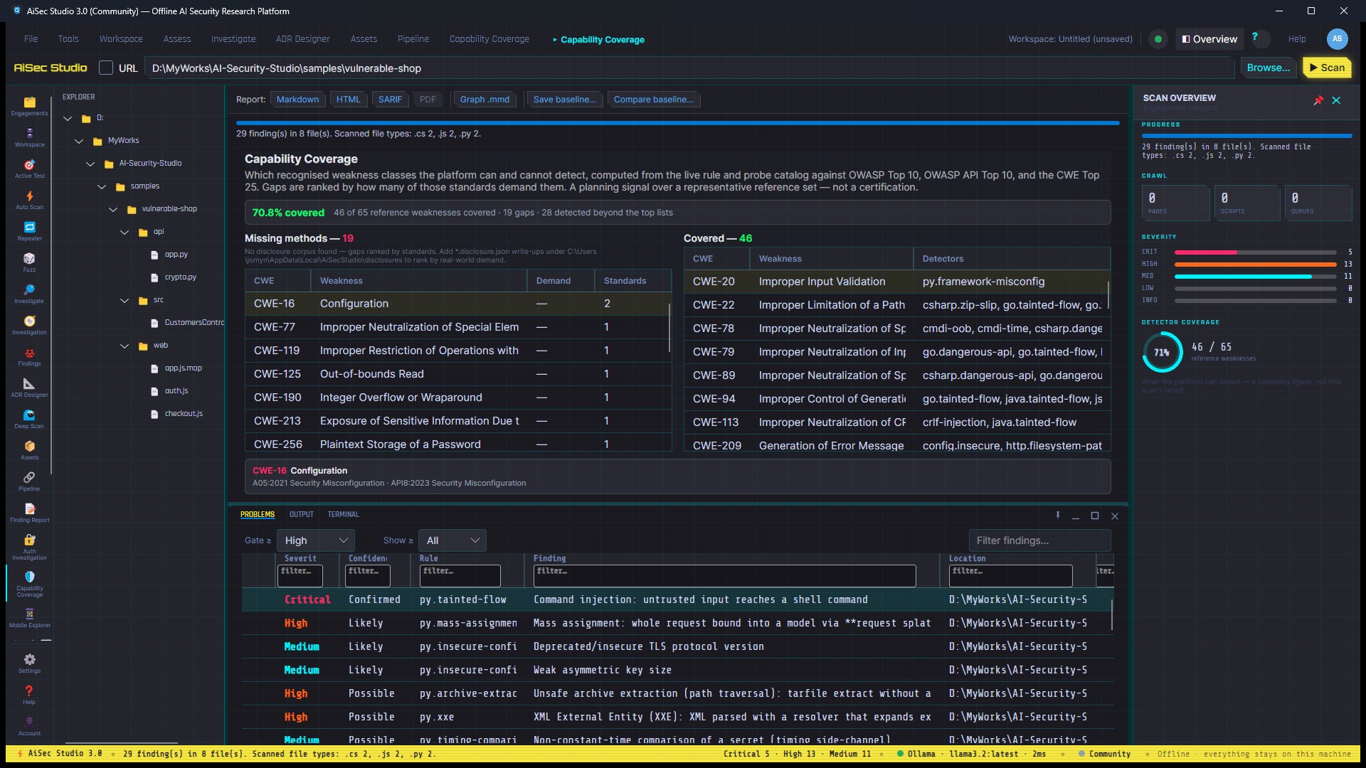 AI Security Studio screenshot