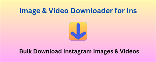 Image & Video Downloader for Ins marquee promo image