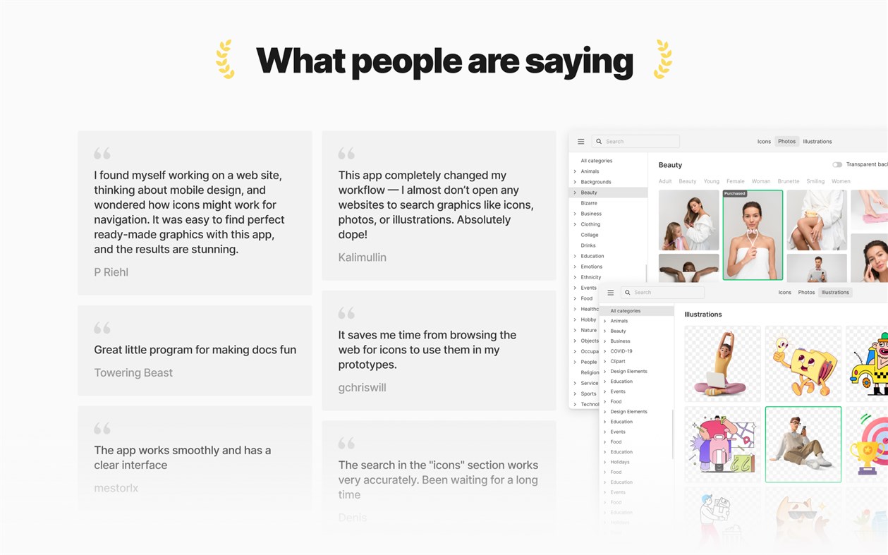 #6. Pichon - Icons for UX/UI Designers (Windows) Bởi: Icons8 LLC