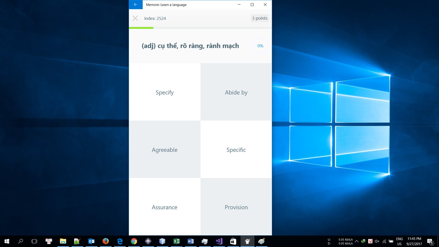 #7. Memore: Learn A Language (Windows) Podle: Vu Van Tuan