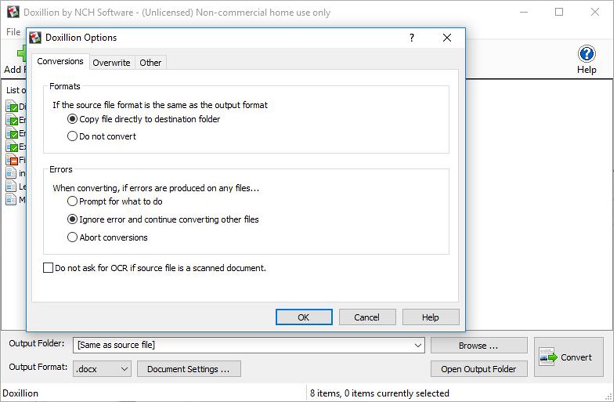 #3. Doxillion Document Converter Express Edition (Windows) Podle: NCH Software