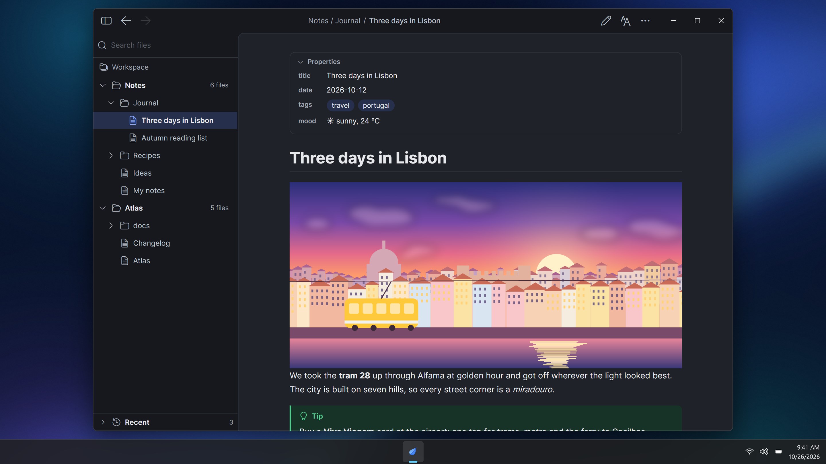 Uku: Markdown Reader screenshot