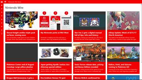 Nintendo RSS News Snímky obrazovky 2