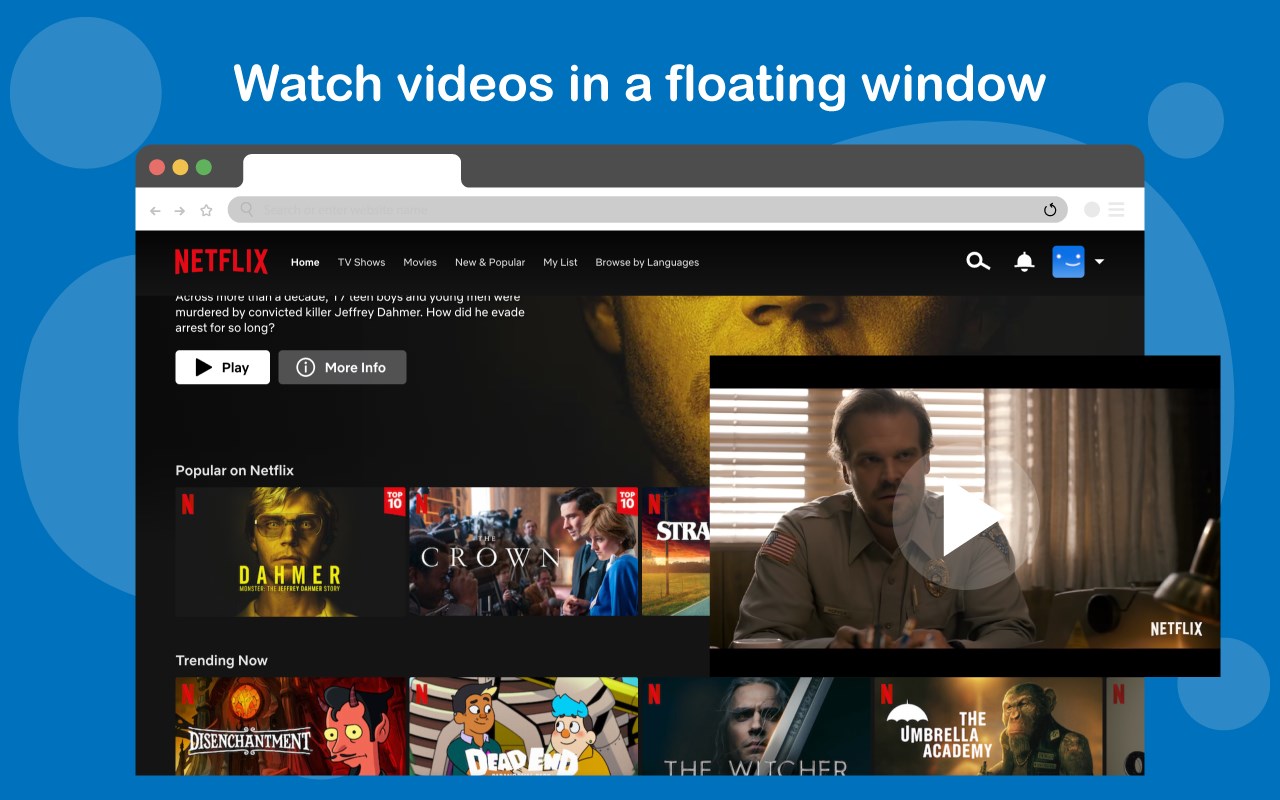 Netflix is testing a pop-out floating video player on desktop